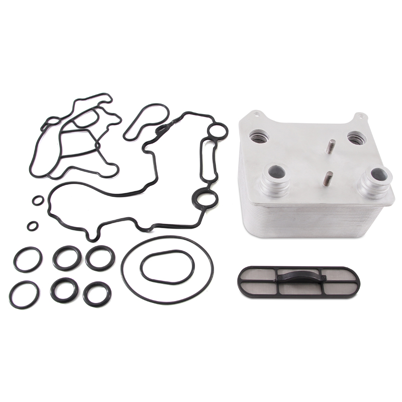 Mishimoto — Mishimoto 03-07 Ford 6.0L Powerstroke Replacement Oil Cooler Kit - view 3